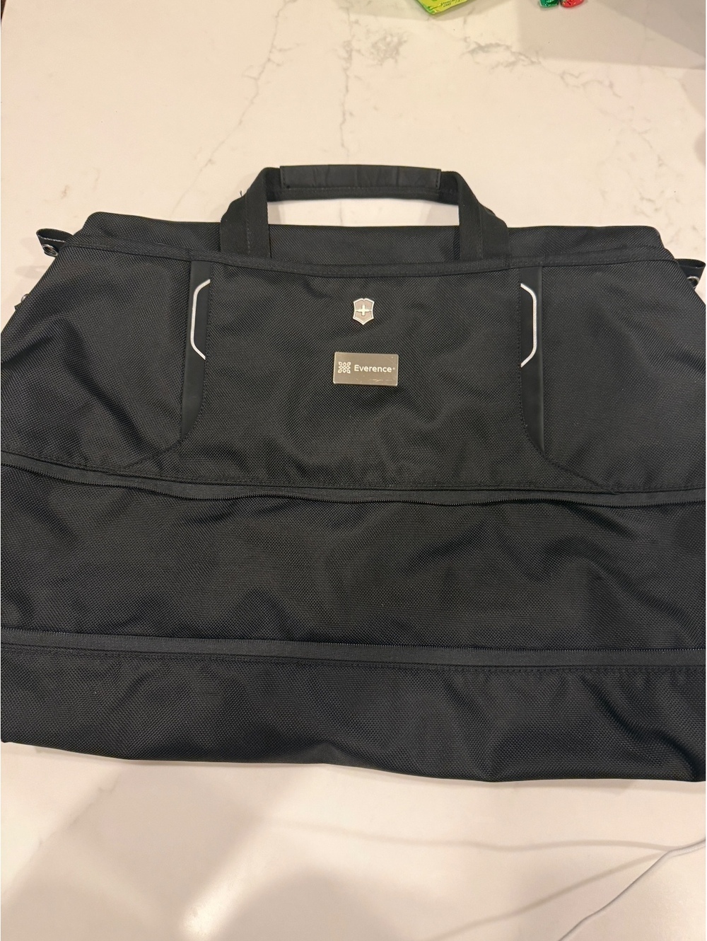 Victorinox Black Travel Duffel Bag with Multiple Compartments - Picture 6 of 8